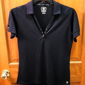 OGIO Golf or Tennis shirt, athletic quick dry, lightweight, black Size M